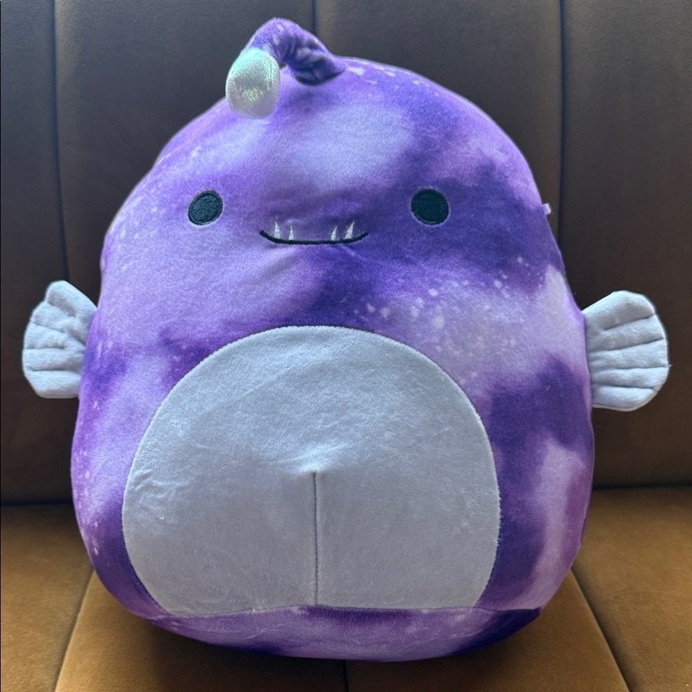 Squishmallows Easton the Angler Fish Tie-Dye Plush 11”